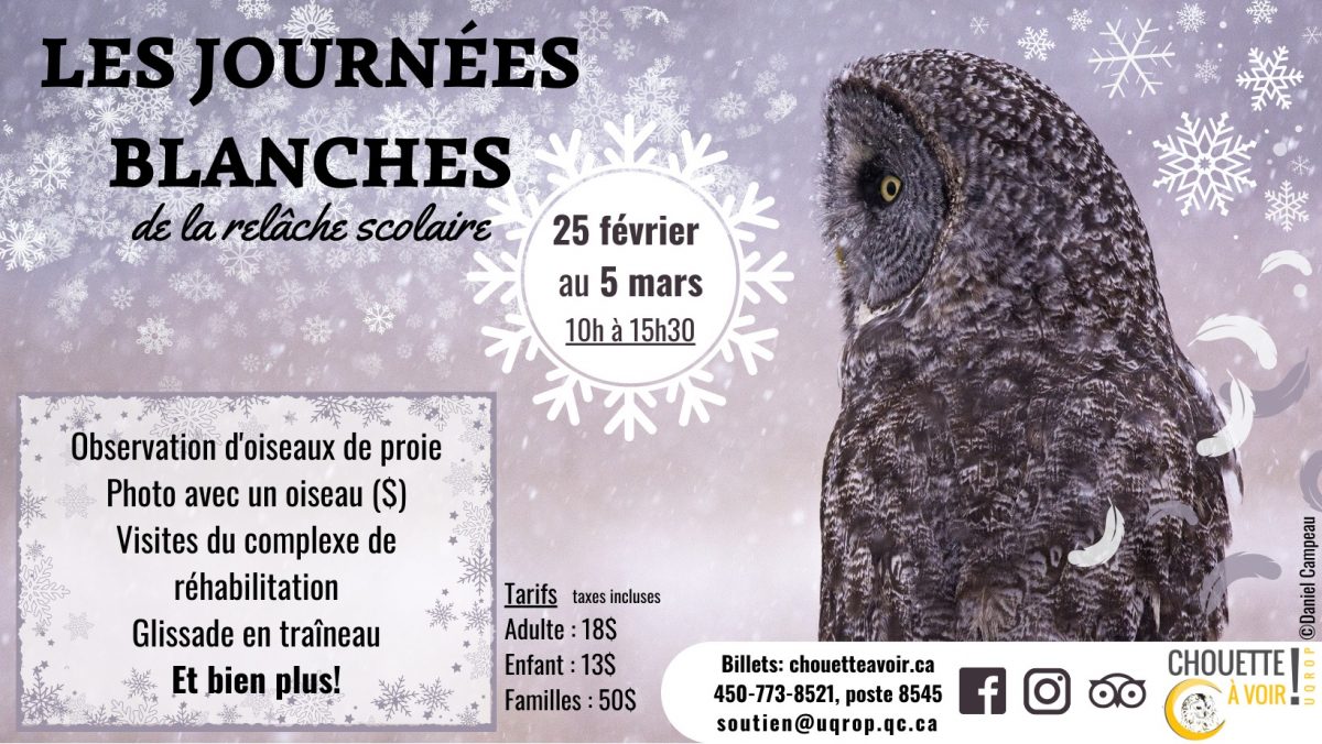 Journées blanches de la relâche scolaire