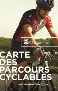Carte parcours cyclables MRC des Maskoutains, Tourisme Saint-Hyacinthe